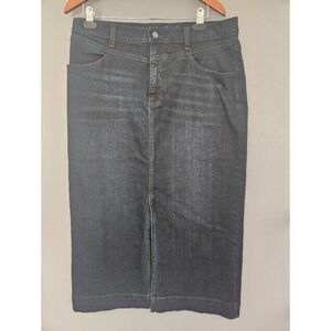 Gloria Vanderbilt denim skirt, size 14